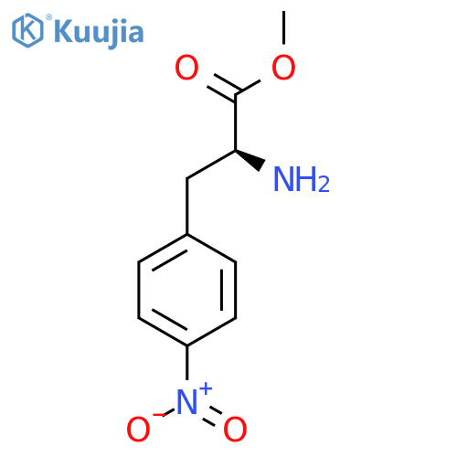 (S)-Methyl 2-amino-3-(4-nitrophenyl)propanoate structure