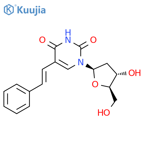 URIDINE, 2'-DEOXY-5-(2-PHENYLETHENYL)- structure