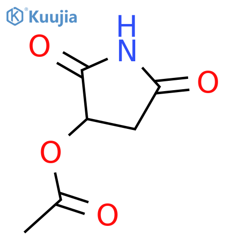(3S)-3-(acetyloxy)-2,5-Pyrrolidinedione structure