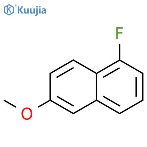 1-Fluoro-6-methoxy-naphthalene structure