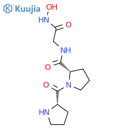 GLYCINAMIDE, L-PROLYL-L-PROLYL-N-HYDROXY- structure
