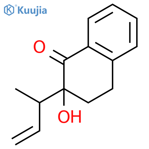1(2H)-NAPHTHALENONE, 3,4-DIHYDRO-2-HYDROXY-2-(1-METHYL-2-PROPENYL)- structure