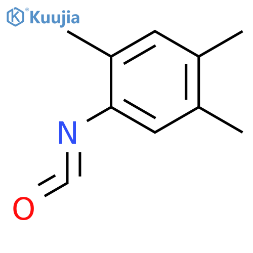 Benzene, 1-isocyanato-2,4,5-trimethyl- (9CI) structure