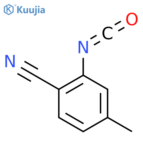 2-Isocyanato-4-methylbenzonitrile structure