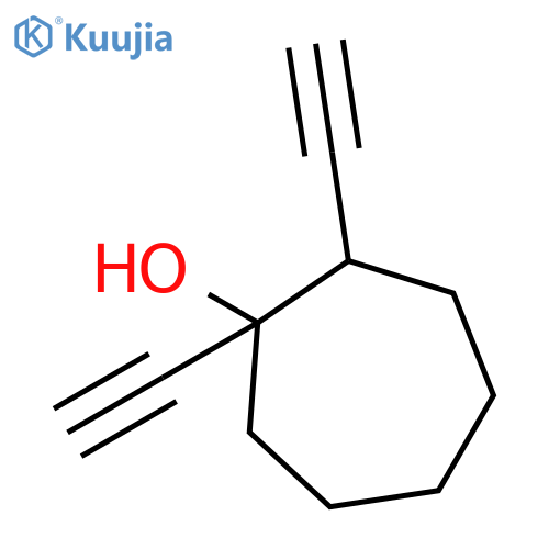 CYCLOHEPTANOL, 1,2-DIETHYNYL- structure