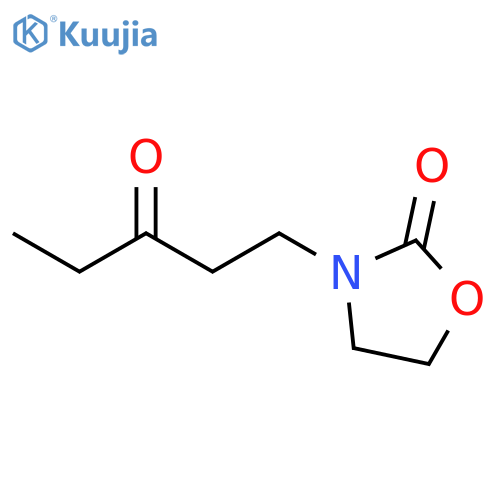 2-OXAZOLIDINONE, 3-(3-OXOPENTYL)- structure