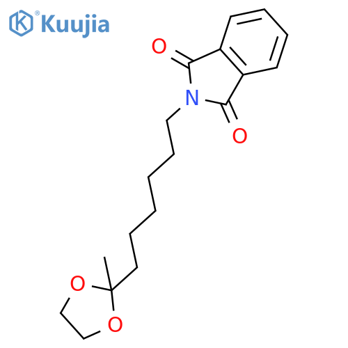 1H-ISOINDOLE-1,3(2H)-DIONE, 2-[6-(2-METHYL-1,3-DIOXOLAN-2-YL)HEXYL]- structure