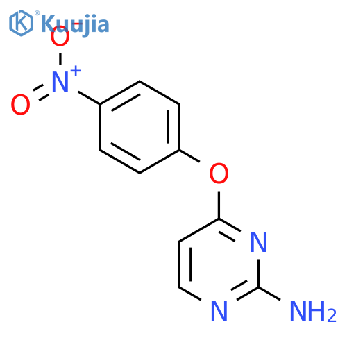 4-(4-nitrophenoxy)pyrimidin-2-amine structure