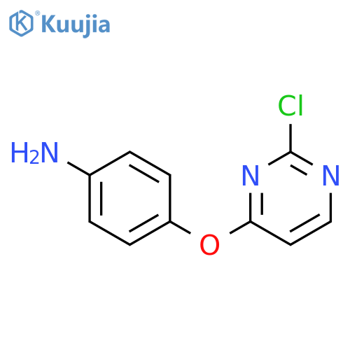 4-(2-Chloropyrimidin-4-yl)oxyaniline structure