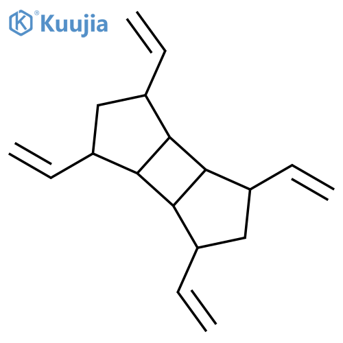 Cyclobuta[1,2:3,4]dicyclopentene, 1,3,4,6-tetraethenyldecahydro- structure