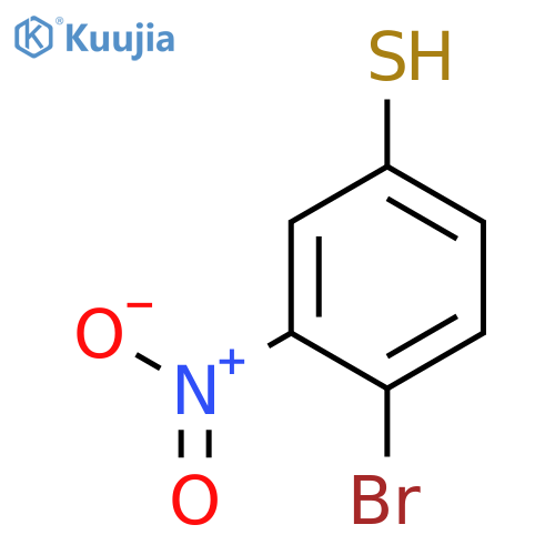 4-Bromo-3-nitrobenzenethiol structure