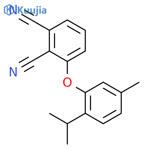 1,2-BENZENEDICARBONITRILE, 3-[5-METHYL-2-(1-METHYLETHYL)PHENOXY]- structure