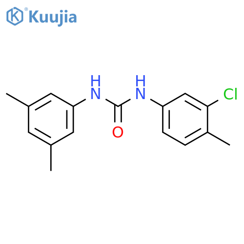 N-(3-Chloro-4-methylphenyl)-N'-(3,5-dimethylphenyl)urea structure