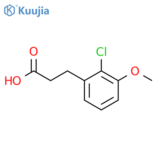 3-(2-Chloro-3-Methoxyphenyl)Propionic Acid structure
