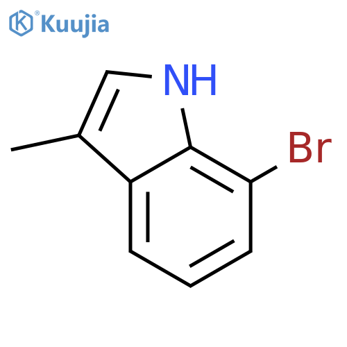 7-Bromo-3-methyl-1h-indole structure