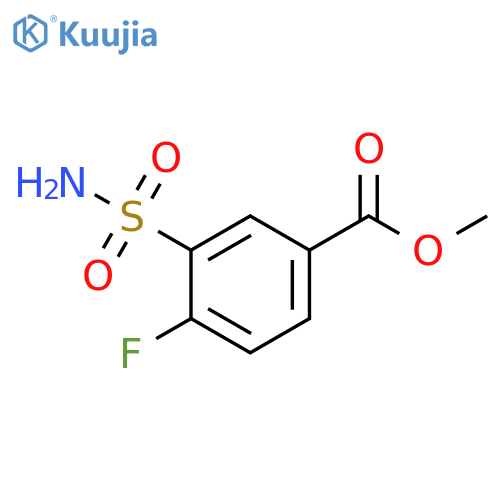methyl 4-fluoro-3-sulfamoylbenzoate structure