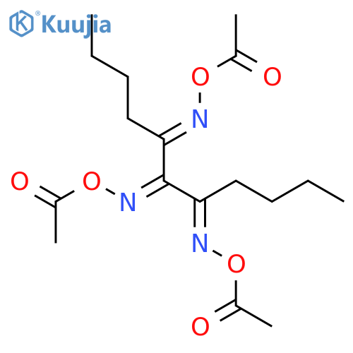 5,6,7-UNDECANETRIONE, TRIS(O-ACETYLOXIME) structure