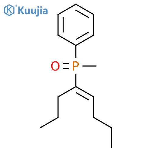 Phosphine oxide, methylphenyl[(1E)-1-propyl-1-pentenyl]- structure