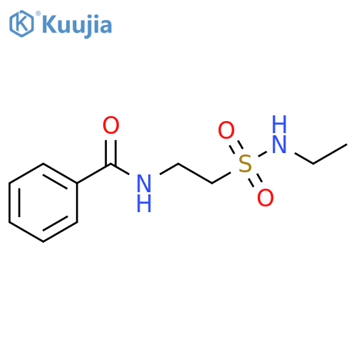 Benzamide, N-[2-[(ethylamino)sulfonyl]ethyl]- structure