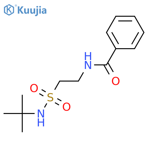 Benzamide, N-[2-[[(1,1-dimethylethyl)amino]sulfonyl]ethyl]- structure
