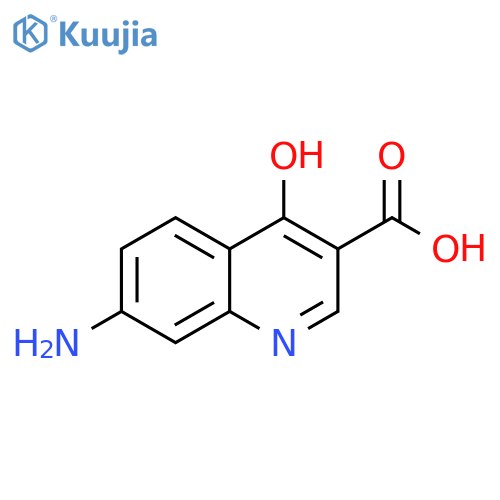 7-Amino-4-hydroxyquinoline-3-carboxylic acid structure