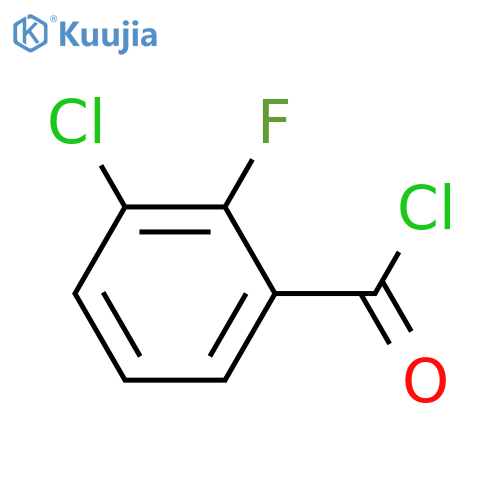 3-Chloro-2-fluorobenzoyl chloride structure