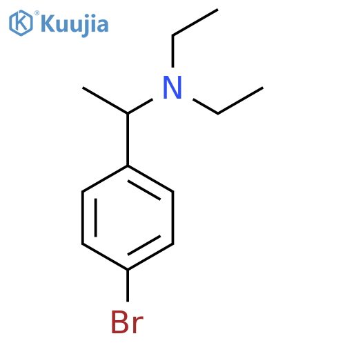 1-(4-Bromophenyl)-N,N-diethylethanamine structure