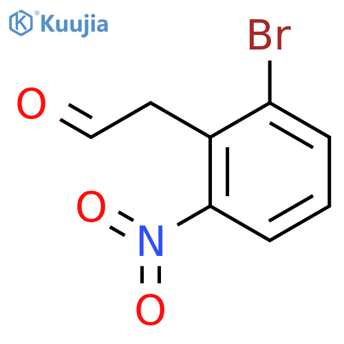 2-(2-bromo-6-nitrophenyl)acetaldehyde structure