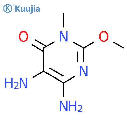 4(3H)-Pyrimidinone, 5,6-diamino-2-methoxy-3-methyl- structure