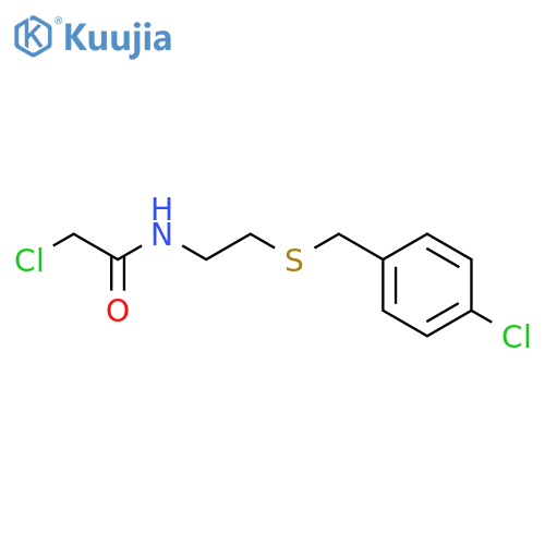 2-Chloro-N-(2-{(4-Chlorophenyl)MethylSulfanyl}Ethyl)Acetamide structure