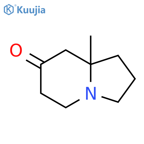 hexahydro-8a-methyl-7(1H)-Indolizinone structure
