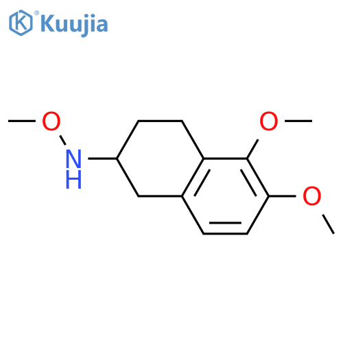 2-NAPHTHALENAMINE, 1,2,3,4-TETRAHYDRO-N,5,6-TRIMETHOXY- structure