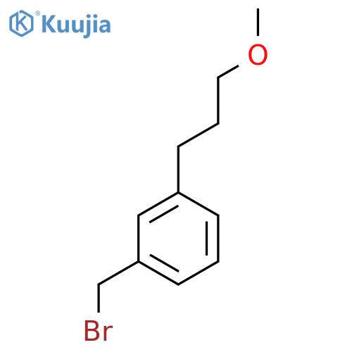 1-Bromomethyl-3-(3-methoxypropyl)benzene structure