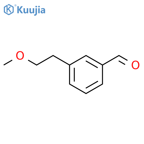 Benzaldehyde, 3-(2-methoxyethyl)- structure