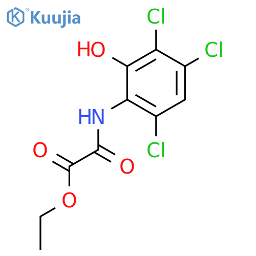 ACETIC ACID, OXO[(3,4,6-TRICHLORO-2-HYDROXYPHENYL)AMINO]-, ETHYL ESTER structure