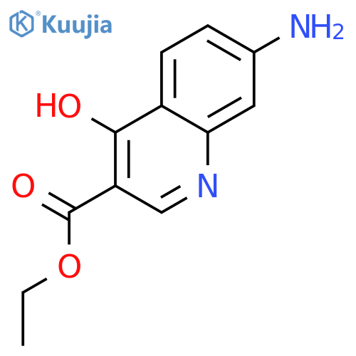 Ethyl 7-amino-4-hydroxyquinoline-3-carboxylate structure