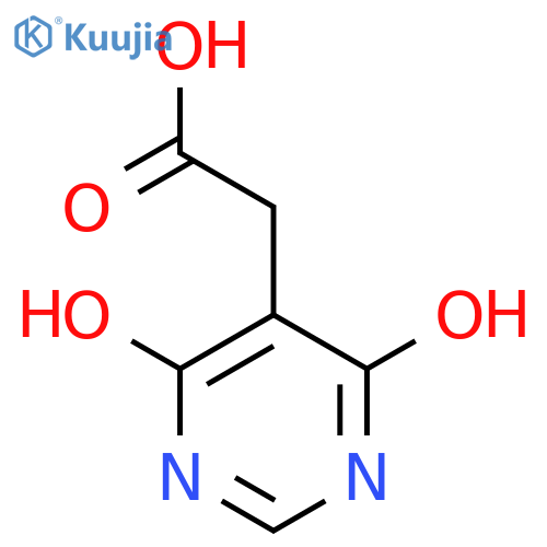 2-(4,6-dihydroxypyrimidin-5-yl)acetic acid structure