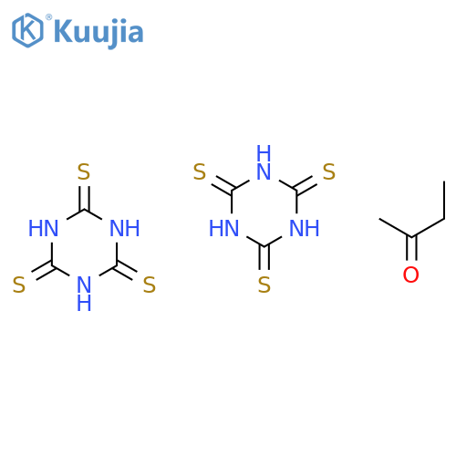 2-Butanone, compd. with 1,3,5-triazine-2,4,6(1H,3H,5H)-trithione (1:2) structure