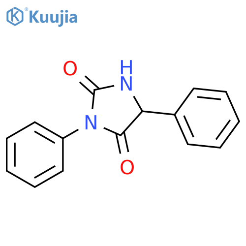 2,4-Imidazolidinedione, 3,5-diphenyl- structure