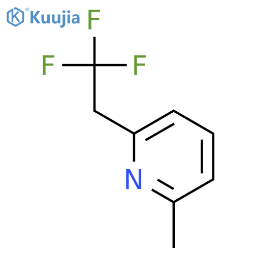2-methyl-6-(2,2,2-trifluoroethyl)-Pyridine structure