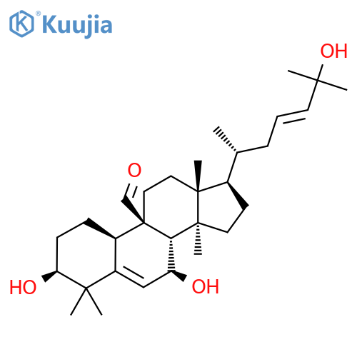 3beta,7beta,25-Trihydroxycucurbita-5,23-dien-19-al structure