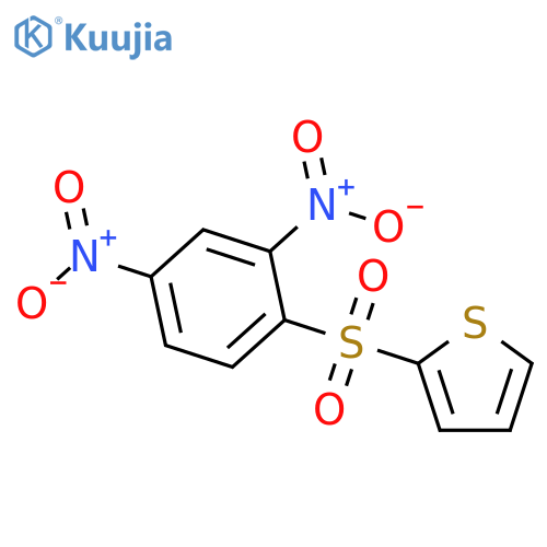Thiophene, 2-[(2,4-dinitrophenyl)sulfonyl]- structure
