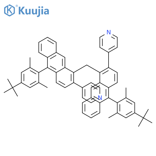 Methylene,bis[10-[4-(1,1-dimethylethyl)-2,6-dimethylphenyl]-2-(4-pyridinyl)-9-anthracenyl]- structure