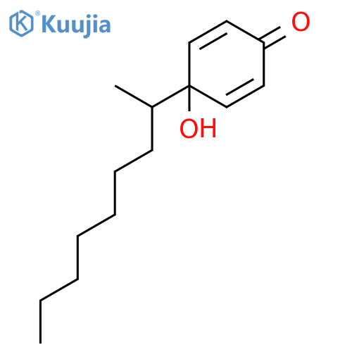 2,5-CYCLOHEXADIEN-1-ONE, 4-HYDROXY-4-(1-METHYLOCTYL)- structure