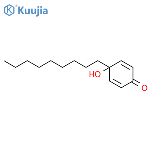 2,5-CYCLOHEXADIEN-1-ONE, 4-HYDROXY-4-NONYL- structure