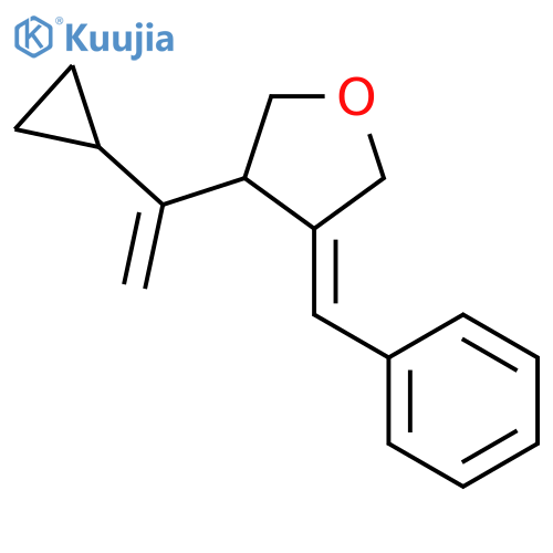 Furan, 3-(1-cyclopropylethenyl)tetrahydro-4-(phenylmethylene)-, (4Z)- structure