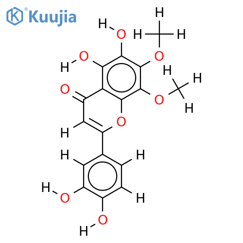 7,8-Di-Me ether-3',4',5,6,7,8-Hexahydroxyflavone structure