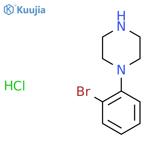 1-(2-bromophenyl)piperazine;hydrochloride structure