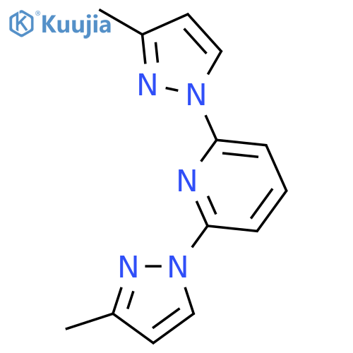 PYRIDINE, 2,6-BIS(3-METHYL-1H-PYRAZOL-1-YL)- structure