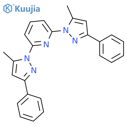 PYRIDINE, 2,6-BIS(5-METHYL-3-PHENYL-1H-PYRAZOL-1-YL)- structure